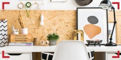 Organización de estudio con Ganchos Adhesivos
