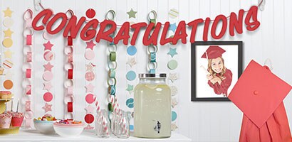 Decoración para fiesta de graduación